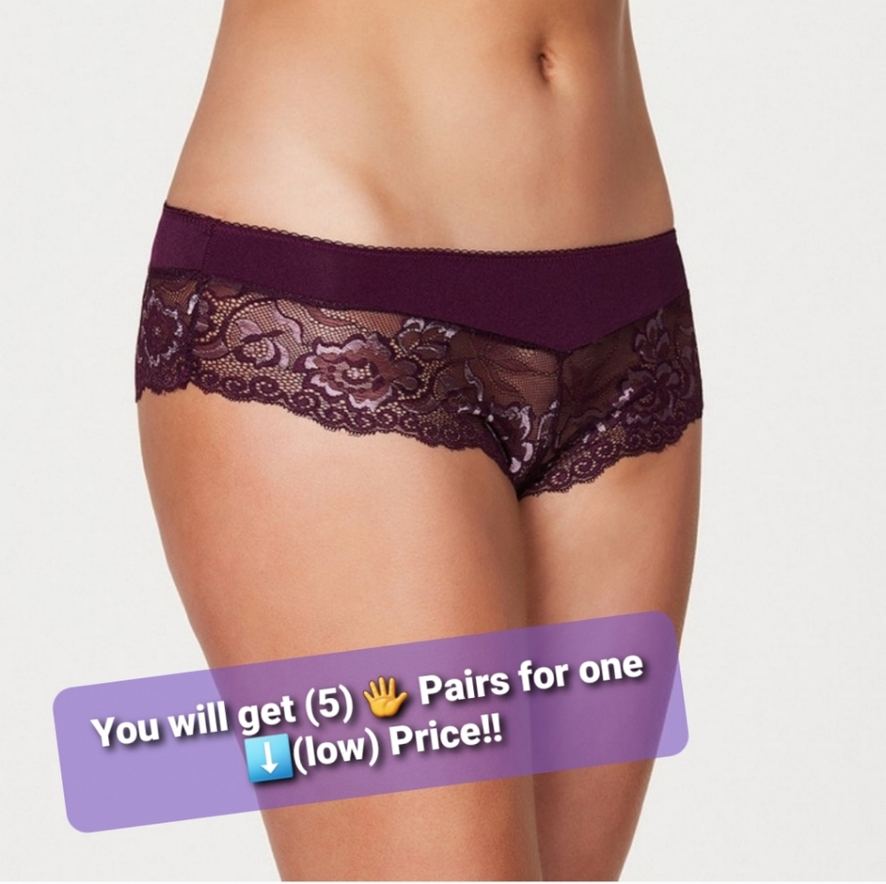 Frederick's Hollywood Kirsten Micro Lace Boyshort